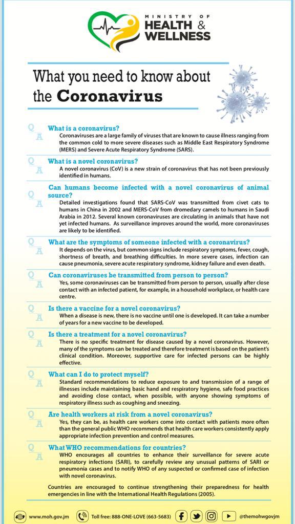 GENERAL BULLETIN 38 2020 CORONA VIRUS WHAT YOU NEED TO KNOW